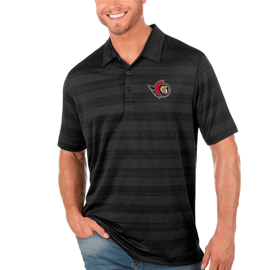 Ottawa Senators Antigua Compass Polo - Black