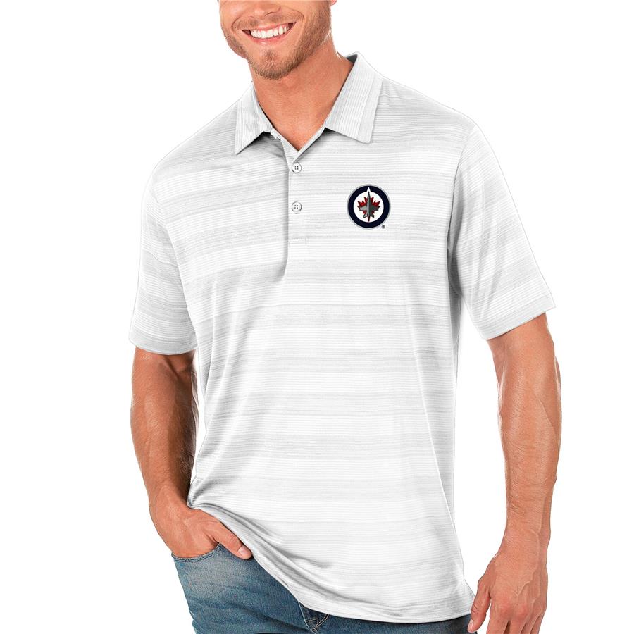 Winnipeg Jets Antigua Compass Polo - White