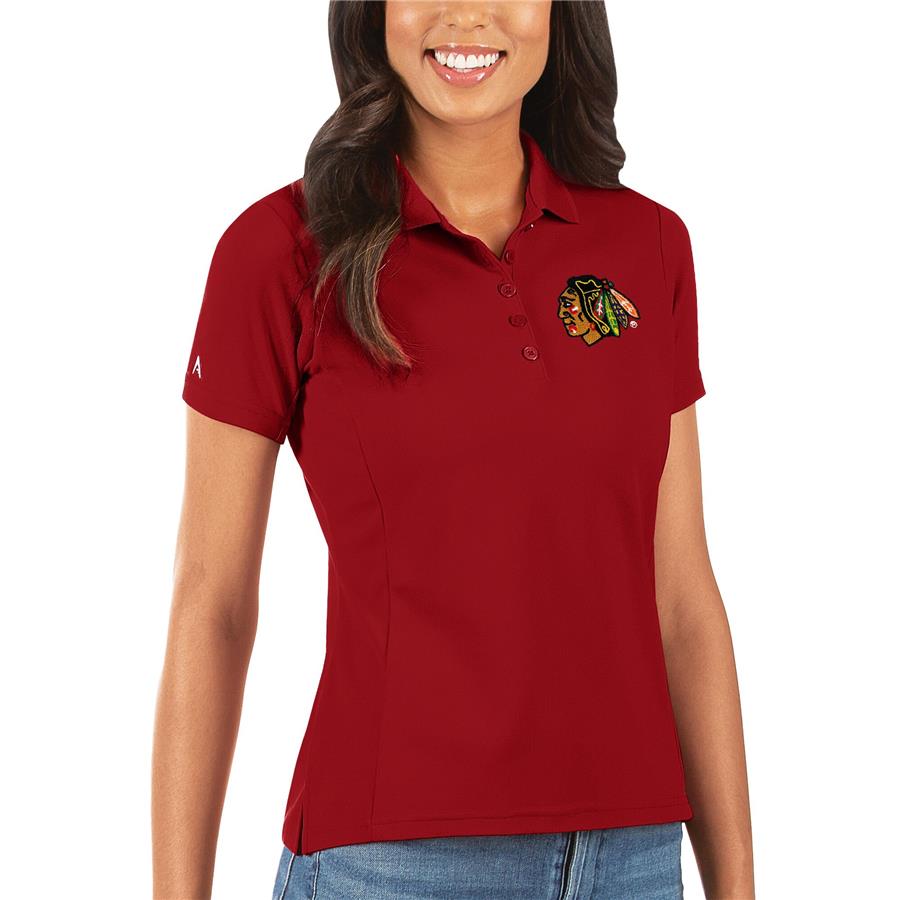 Chicago Blackhawks Antigua Women's Legacy Pique Polo - Red