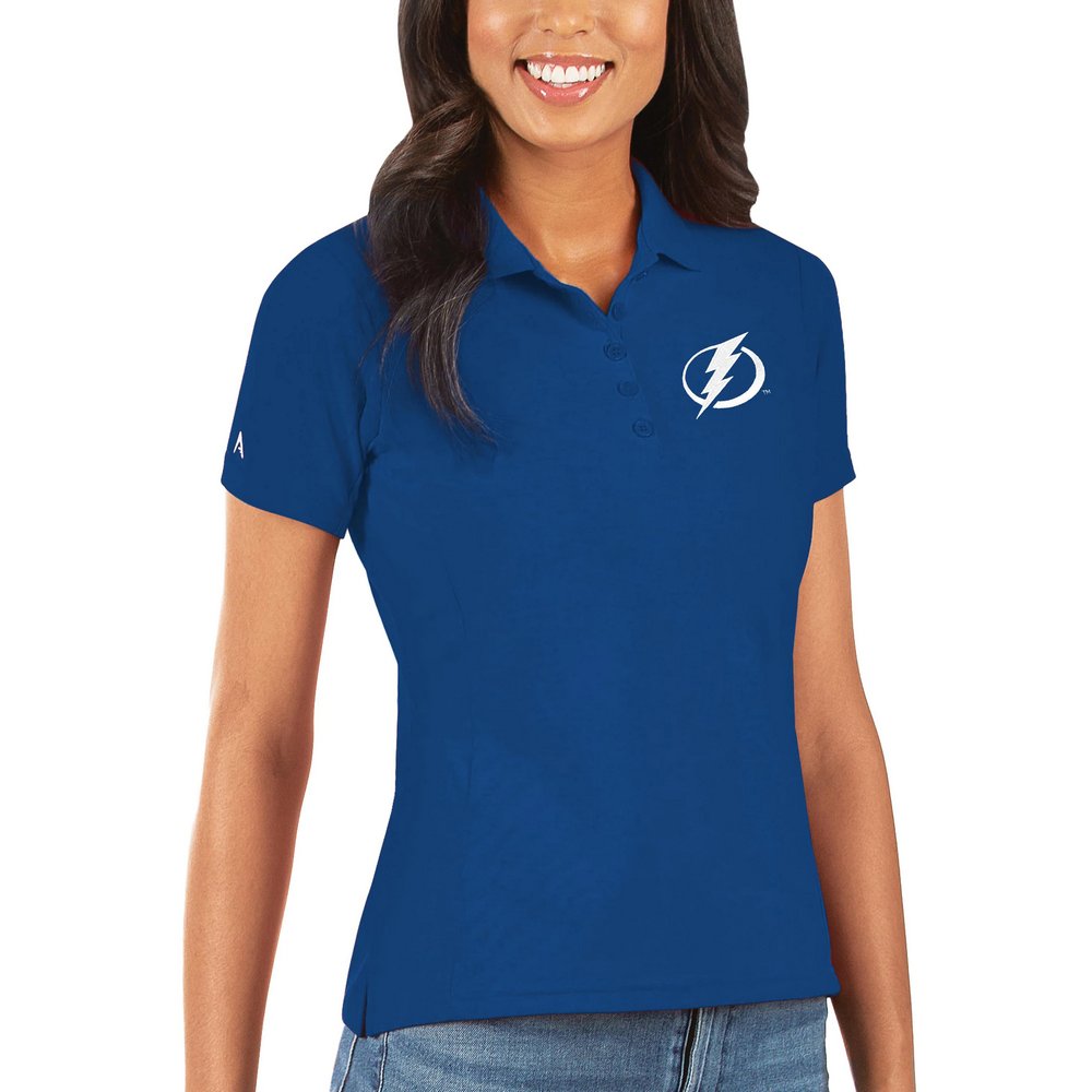 Tampa Bay Lightning Antigua Women's Legacy Pique Polo - Royal