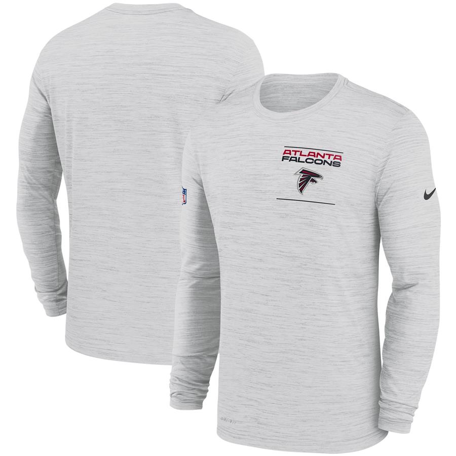 Atlanta Falcons Nike Sideline Velocity Legend Performance Long Sleeve T-Shirt - White