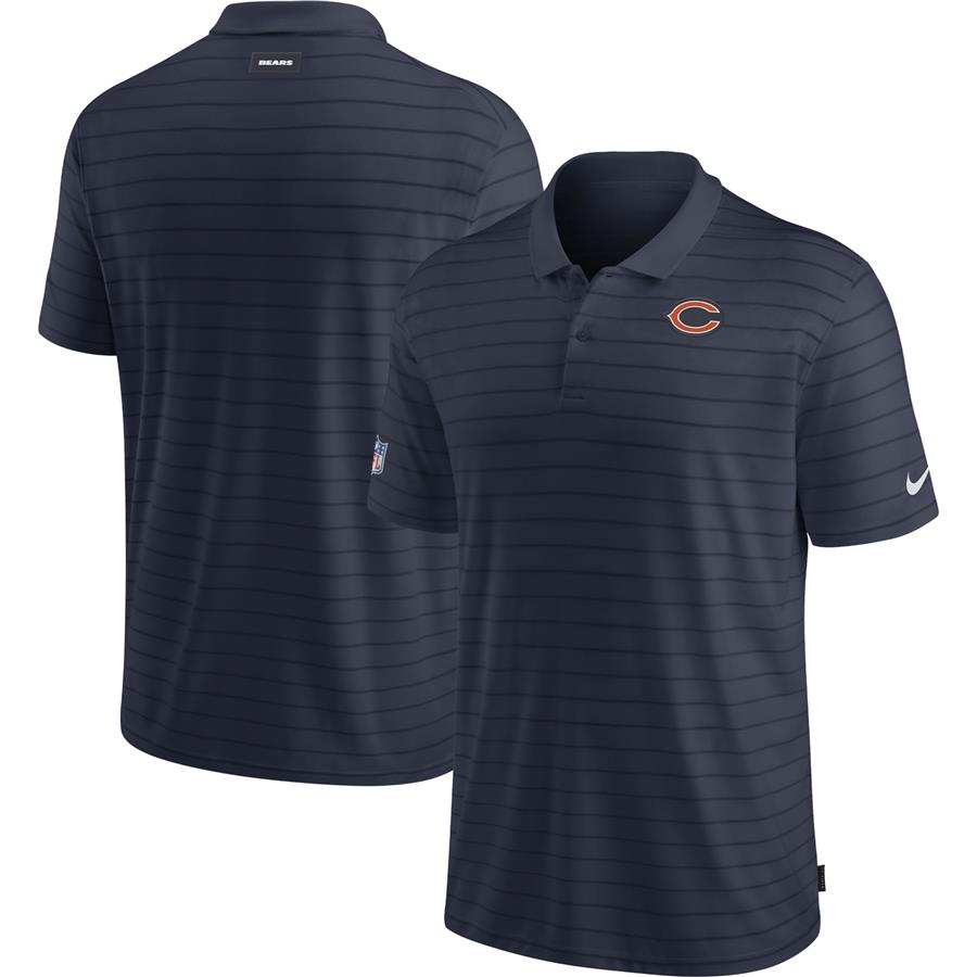 Chicago Bears Nike Sideline Victory Coaches Performance Polo - Navy