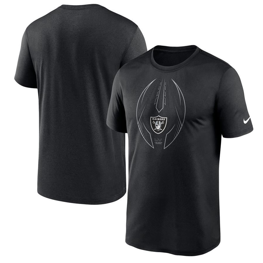 Las Vegas Raiders Nike Team Legend Icon Performance T-Shirt - Black