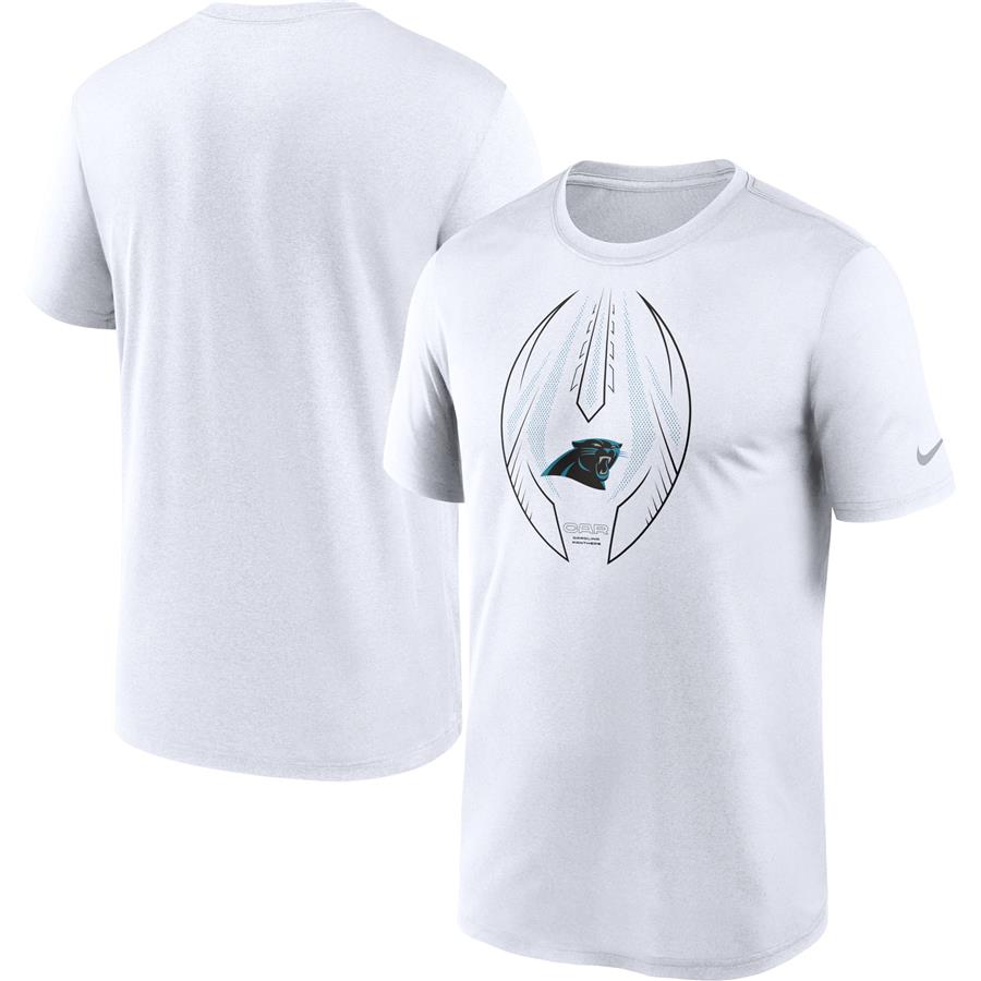 Carolina Panthers Nike Legend Icon Logo Performance T-Shirt - White