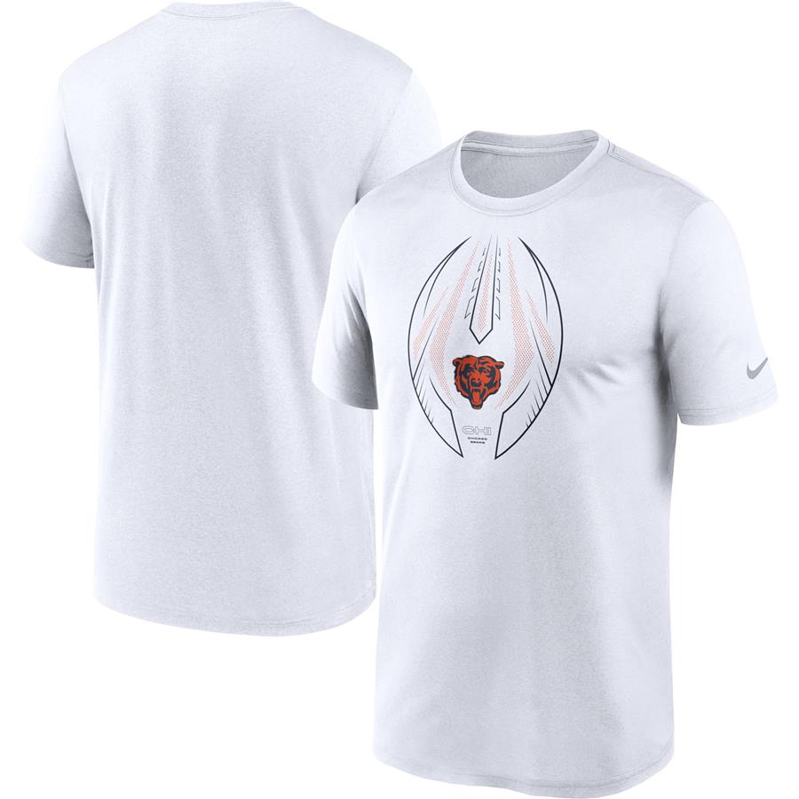 Chicago Bears Nike Team Legend Icon Performance T-Shirt - White
