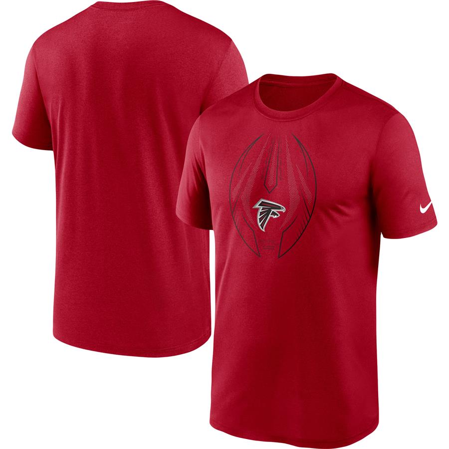 Atlanta Falcons Nike Team Legend Icon Performance T-Shirt - Red