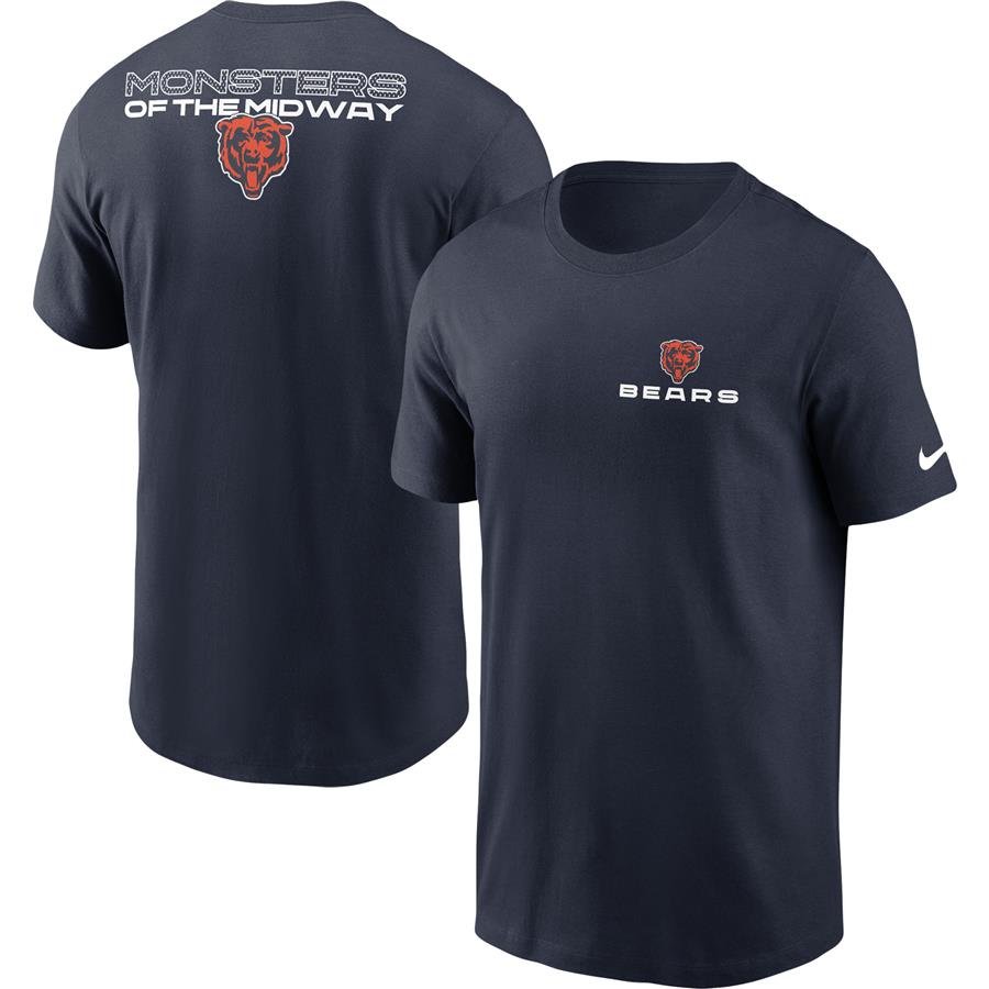 Chicago Bears Nike Local Phrase T-Shirt - Navy