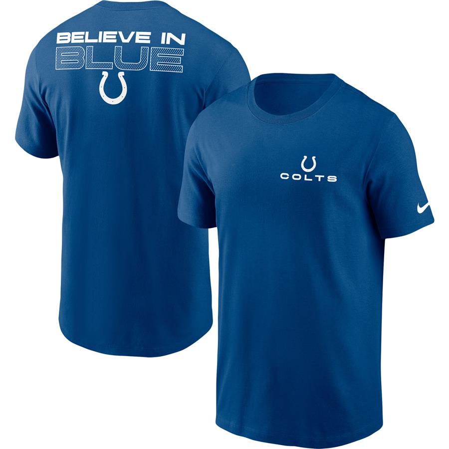 Indianapolis Colts Nike Local Phrase T-Shirt - Royal