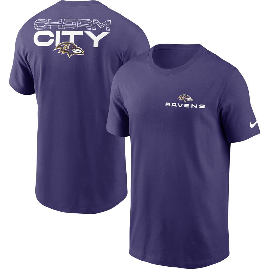Baltimore Ravens Nike Local Phrase T-Shirt - Purple