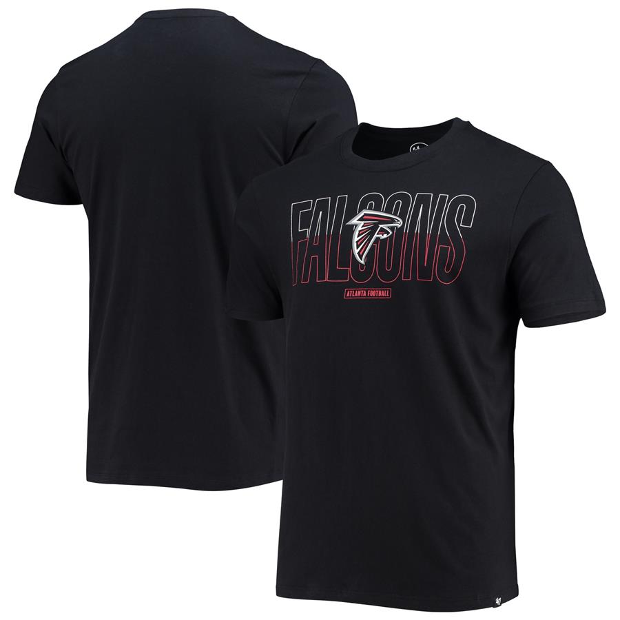 Atlanta Falcons '47 Split Squad Super Rival T-Shirt - Black