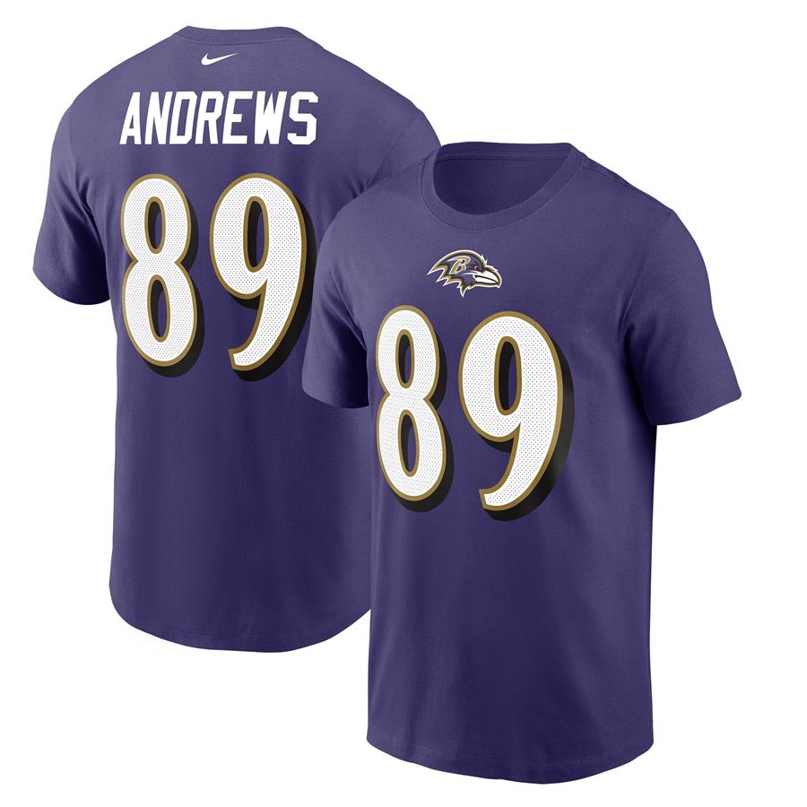Mark Andrews Baltimore Ravens Nike Player Name & Number T-Shirt - Purple