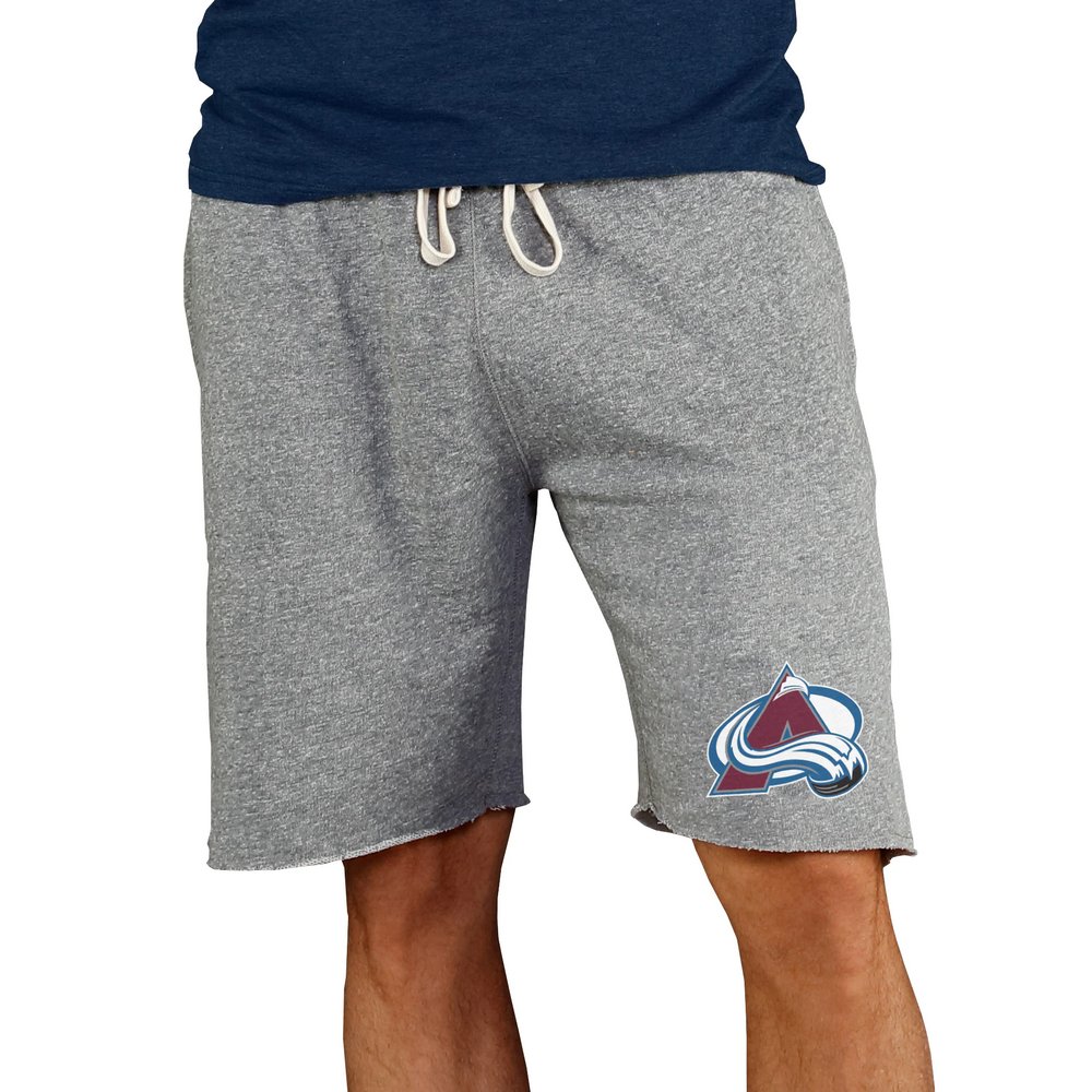 Colorado Avalanche Concepts Sport Mainstream Terry Shorts - Gray