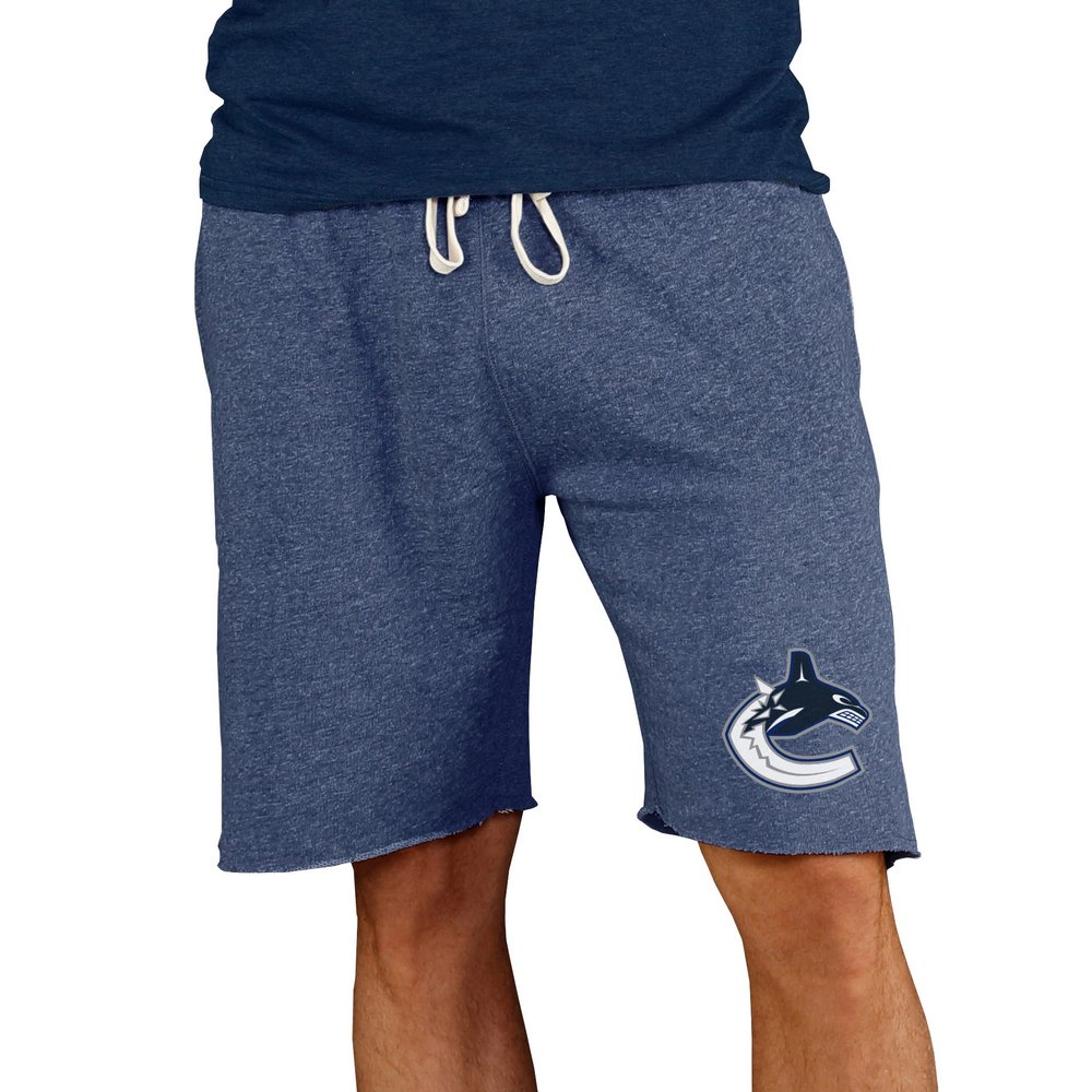 Vancouver Canucks Concepts Sport Mainstream Terry Shorts - Navy
