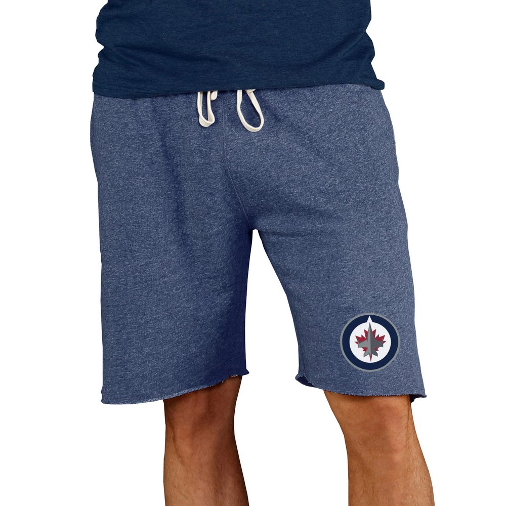 Winnipeg Jets Concepts Sport Mainstream Terry Shorts - Navy