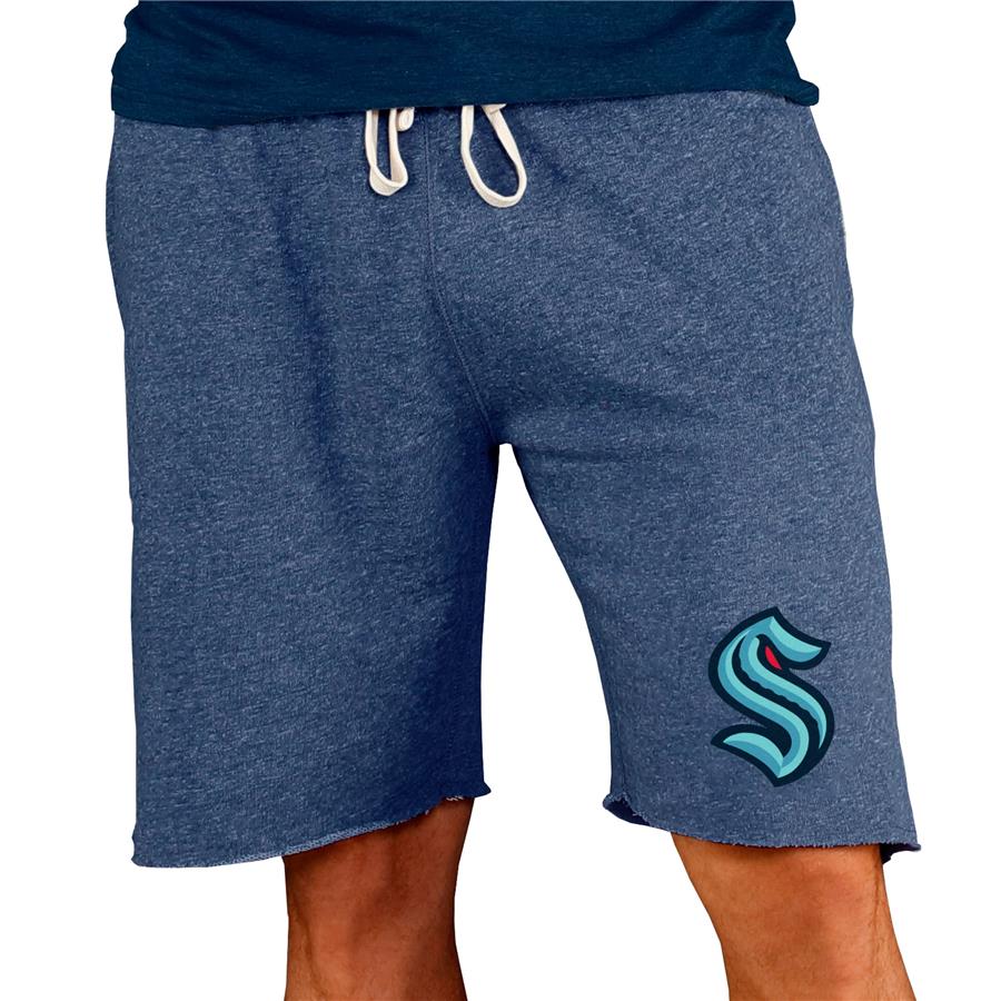 Seattle Kraken Concepts Sport Mainstream Terry Shorts - Navy