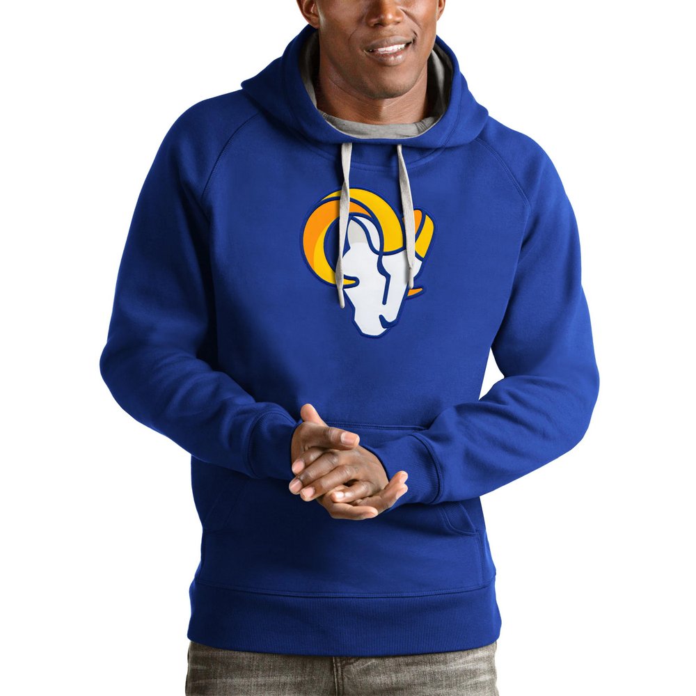 Los Angeles Rams Antigua Victory Pullover Hoodie - Royal