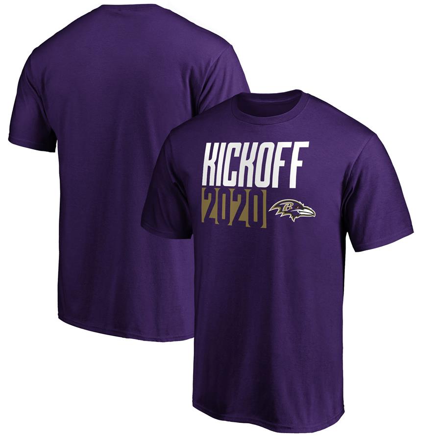 Baltimore Ravens Fanatics Branded Kickoff 2020 T-Shirt - Purple