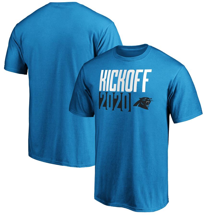 Carolina Panthers Fanatics Branded Kickoff 2020 T-Shirt - Blue