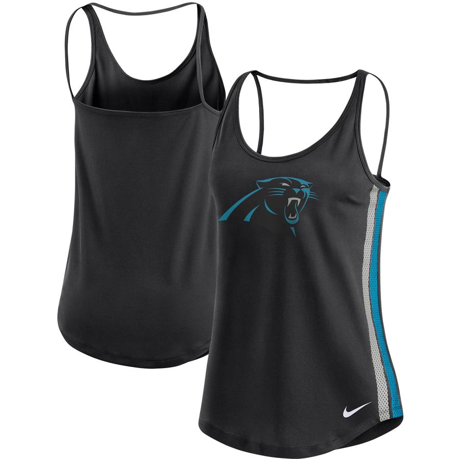 Carolina Panthers Nike Women's Fashion Performance Tank Top - Black