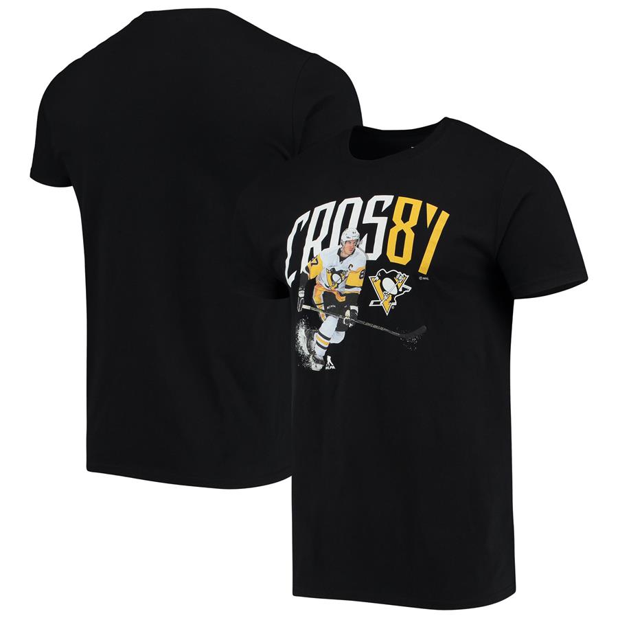 Sidney Crosby Pittsburgh Penguins Fanatics Branded Hometown T-Shirt - Black