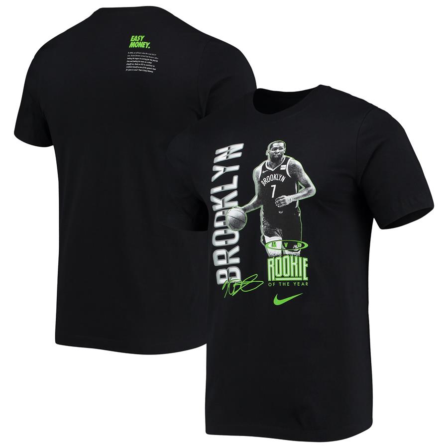 Kevin Durant Brooklyn Nets Nike Select Series MVP Name & Number T-Shirt - Black