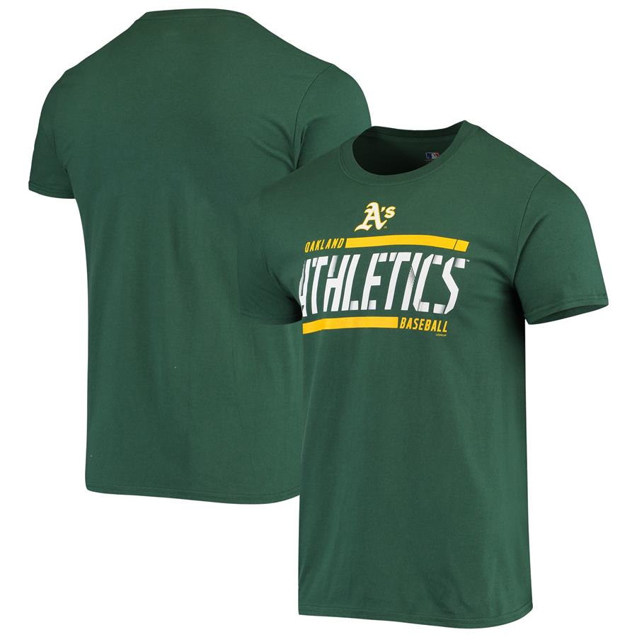 Oakland Athletics Fanatics Branded Gradient T-Shirt - Green