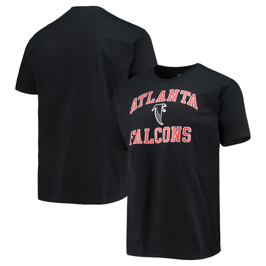 Atlanta Falcons NFL Pro Line by Fanatics Branded Victory Arch Logo T-Shirt - Black