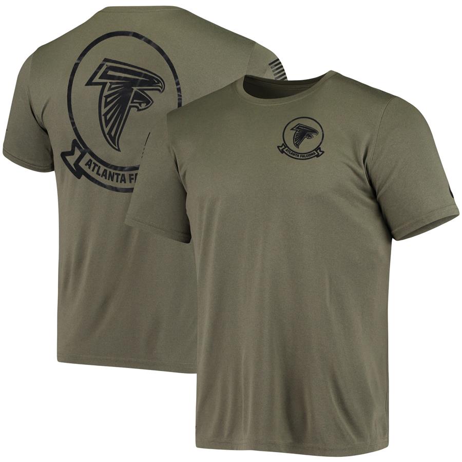 Atlanta Falcons Nike Salute to Service Seal T-Shirt - Olive