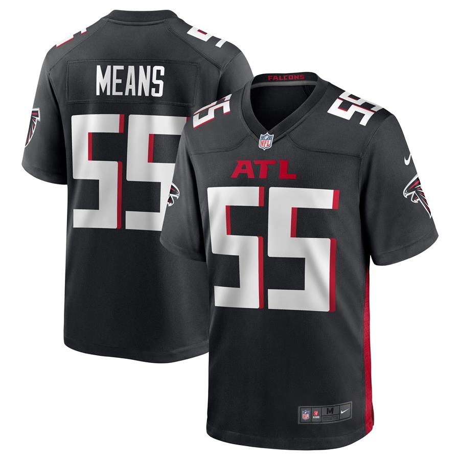 Steven Means Atlanta Falcons Nike Game Jersey - Black
