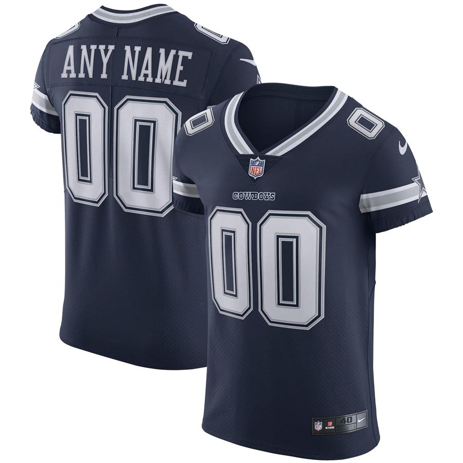 Джерси Dallas Cowboys Nike Vapor Elite Custom (тёмно-синий)