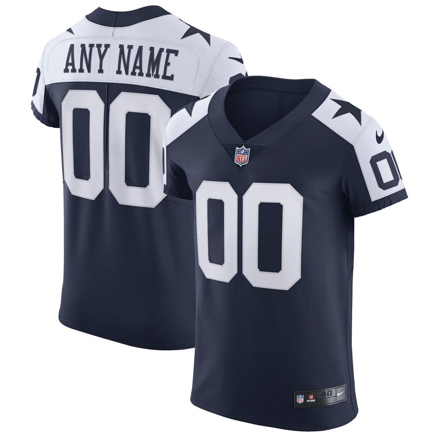 Джерси Dallas Cowboys Nike Alternate Vapor Elite Custom (тёмно-синий)