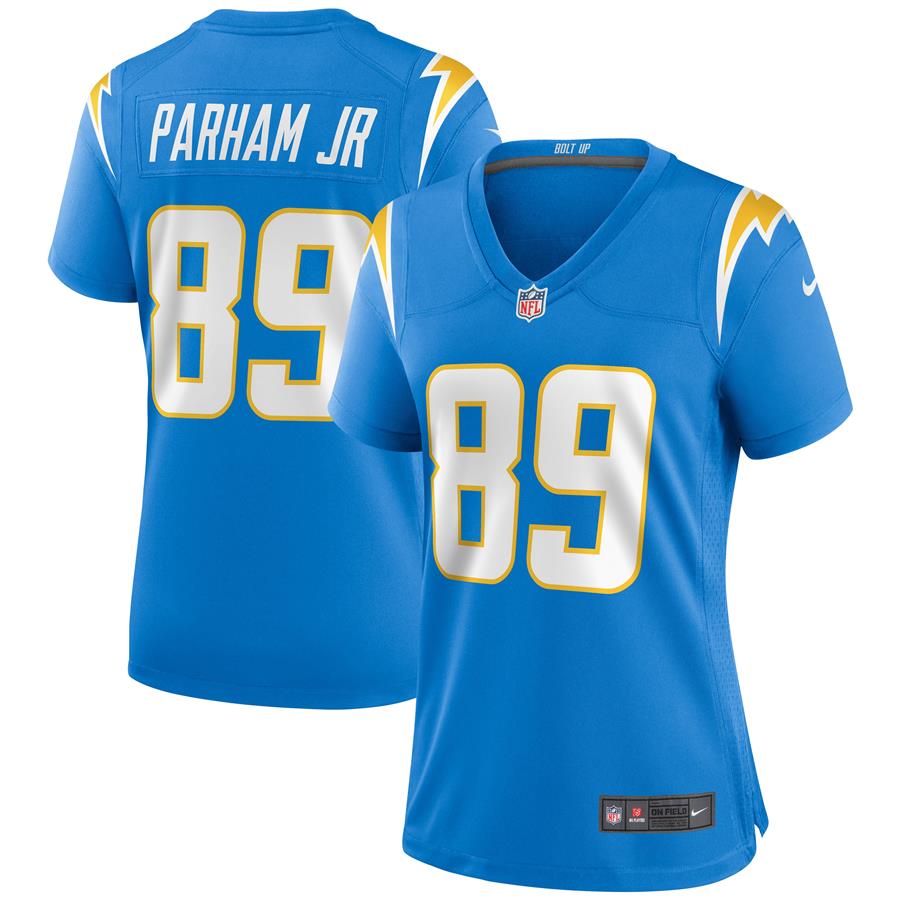 Женское джерси Donald Parham Jr. Los Angeles Chargers Nike Game (голубой)