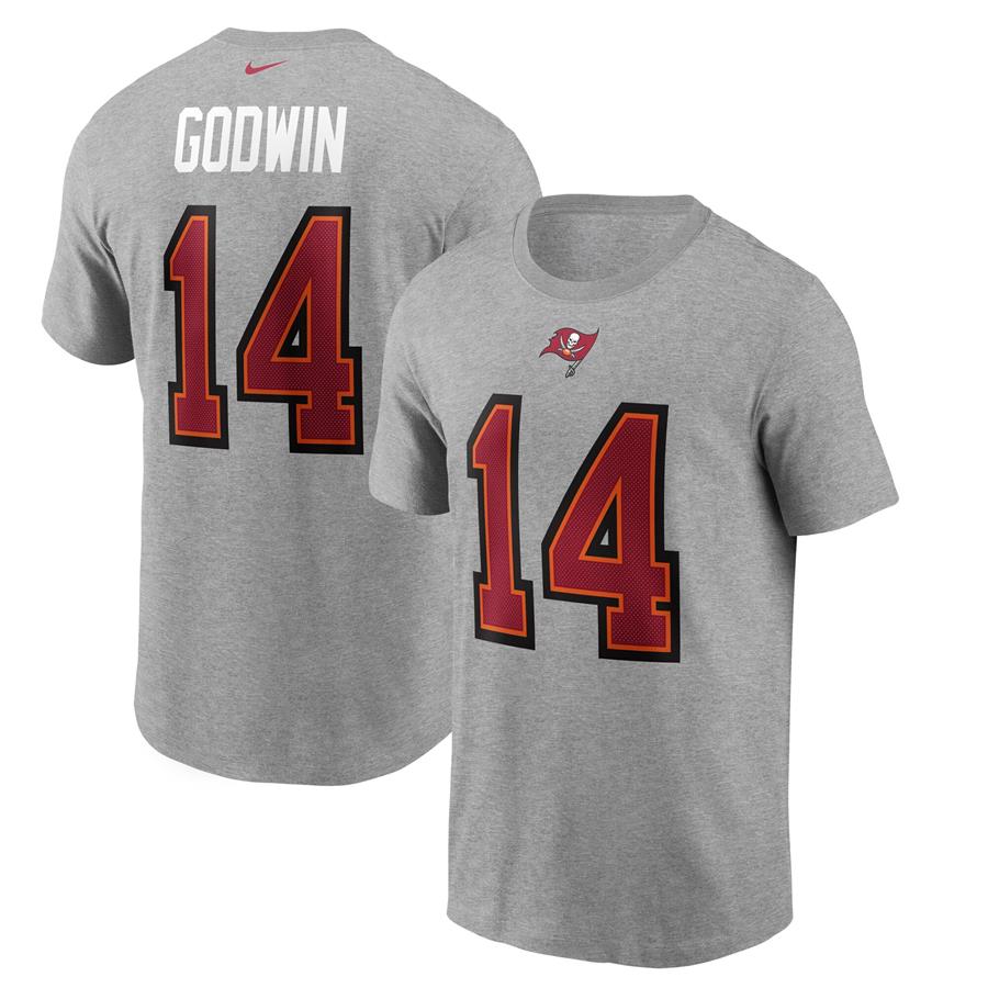 Chris Godwin Tampa Bay Buccaneers Nike Player Name & Number T-Shirt - Heather Gray