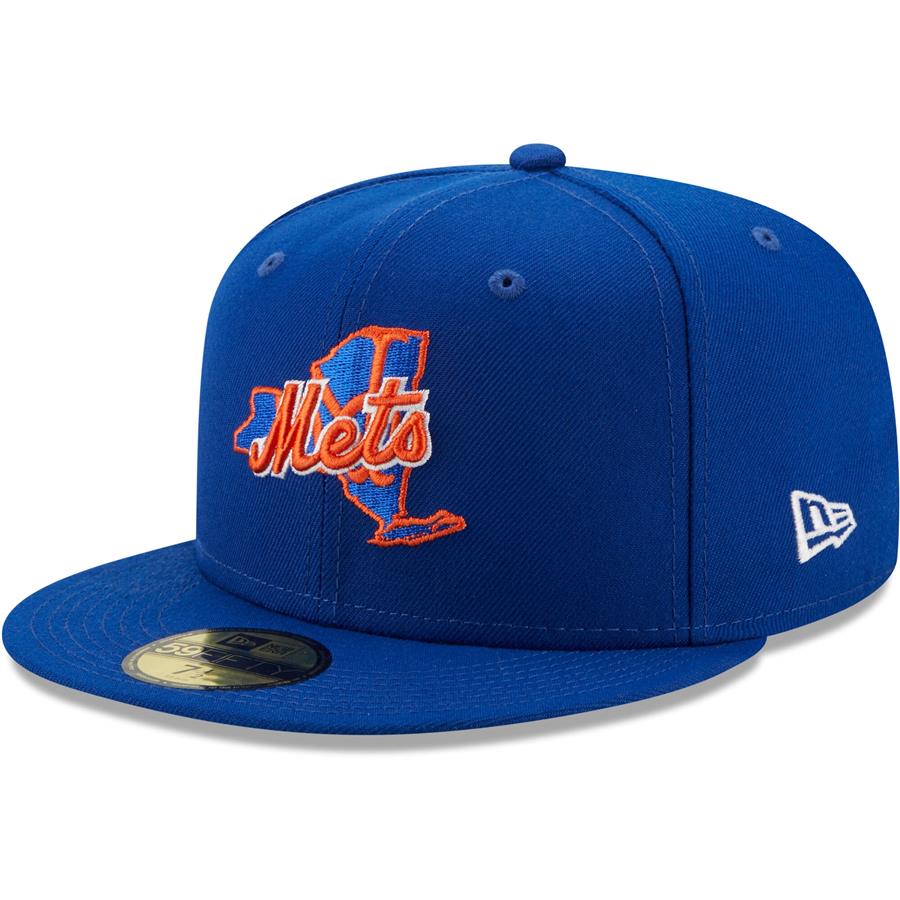 New York Mets New Era Local II 59FIFTY Fitted Hat - Royal