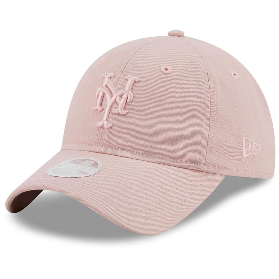 New York Mets New Era Women's Rouge Core Classic 9TWENTY Adjustable Hat - Pink