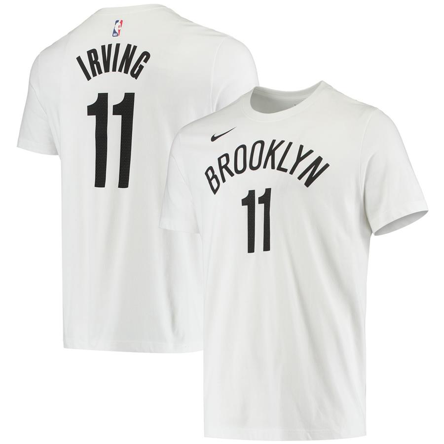 Kyrie Irving Brooklyn Nets Nike Name & Number Performance T-Shirt - White