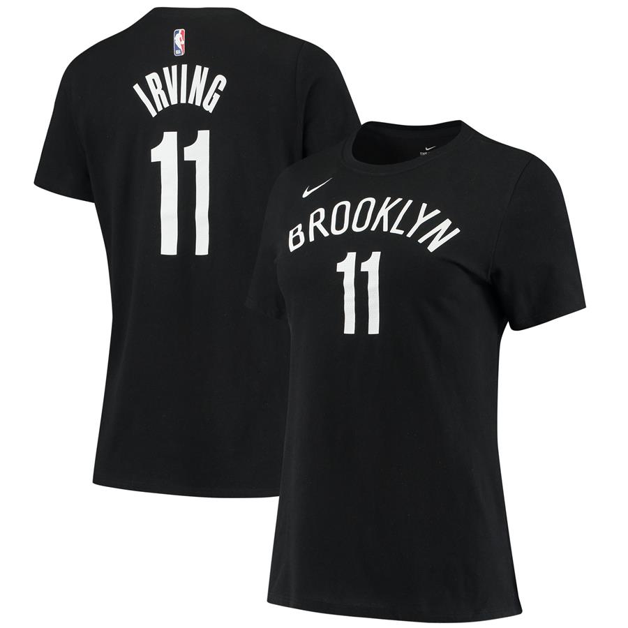 Kyrie Irving Brooklyn Nets Nike Women's Name & Number Performance T-Shirt - Black