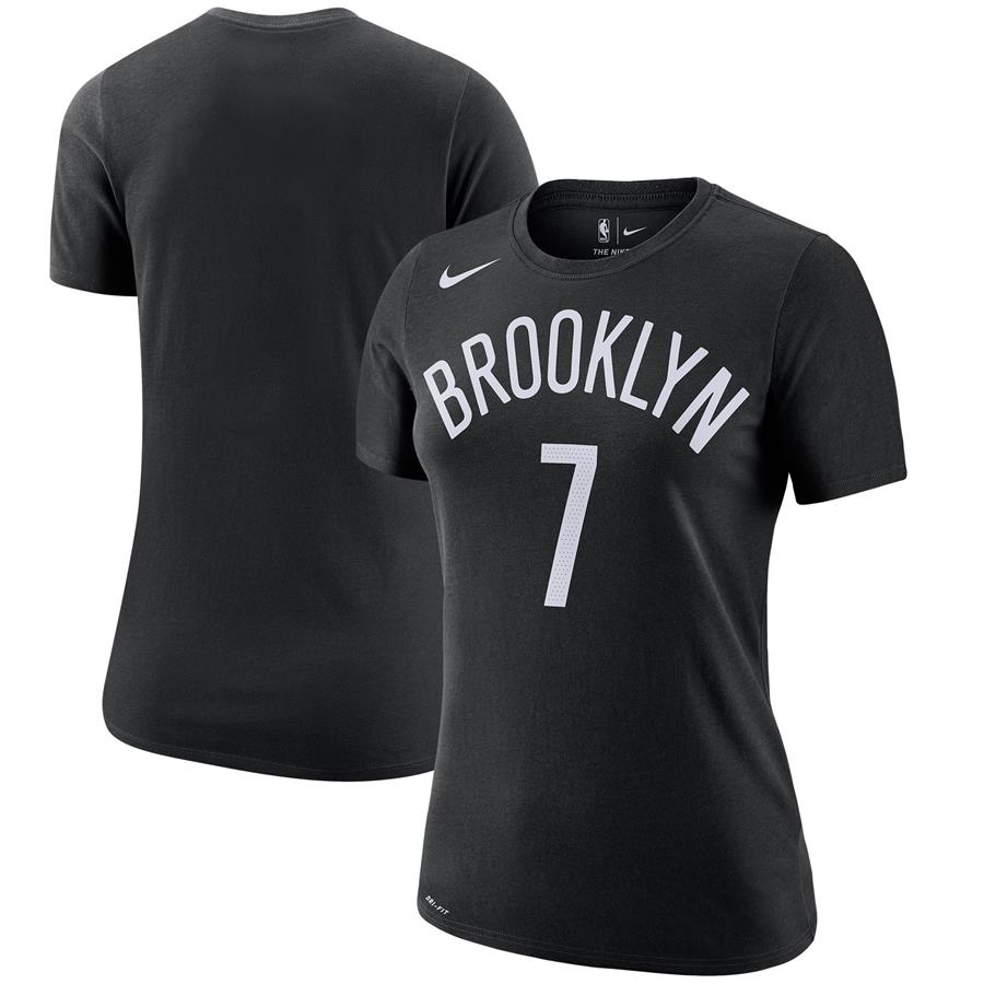 Kevin Durant Brooklyn Nets Nike Women's Name & Number Performance T-Shirt - Black