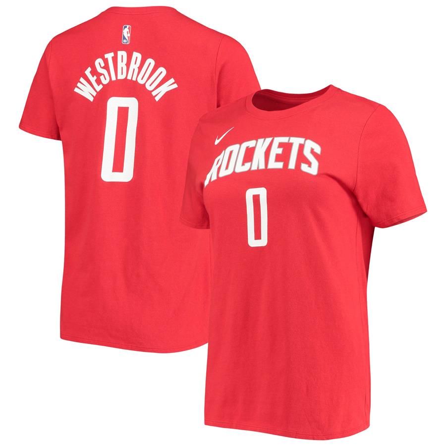 Russell Westbrook Houston Rockets Nike Women's Name & Number Performance T-Shirt - Red