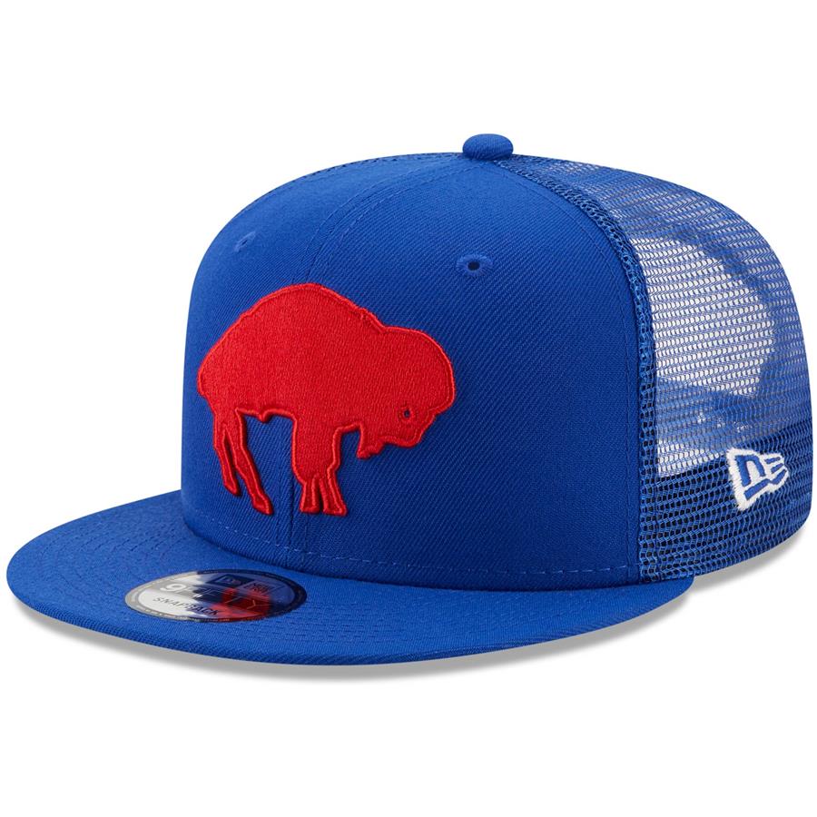 Buffalo Bills New Era Historic Logo Classic Trucker 9FIFTY Snapback Hat - Royal
