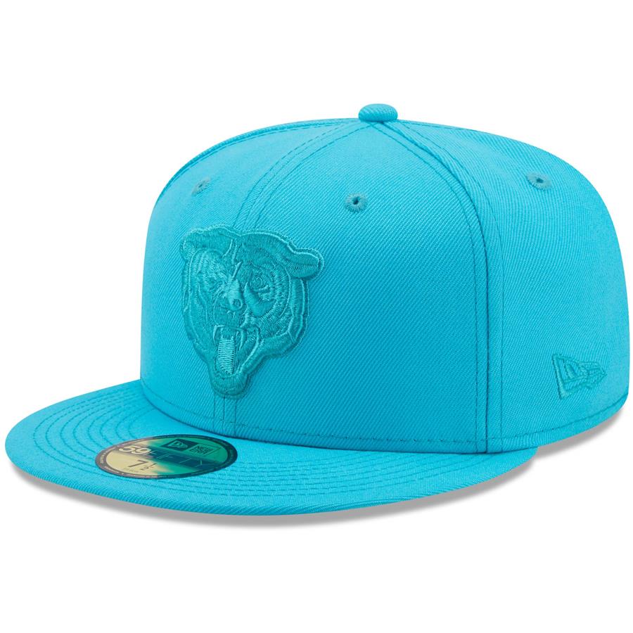 Chicago Bears New Era Color Pack 59FIFTY Fitted Hat - Blue