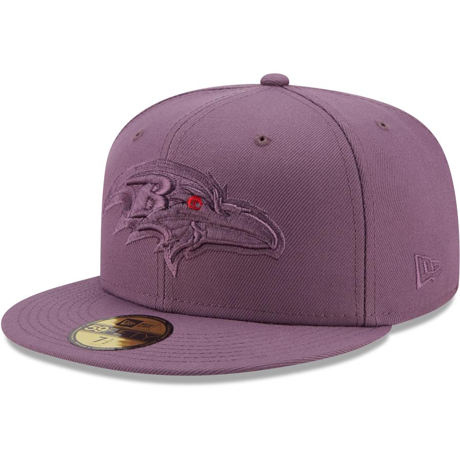 Baltimore Ravens New Era Color Pack 59FIFTY Fitted Hat - Purple