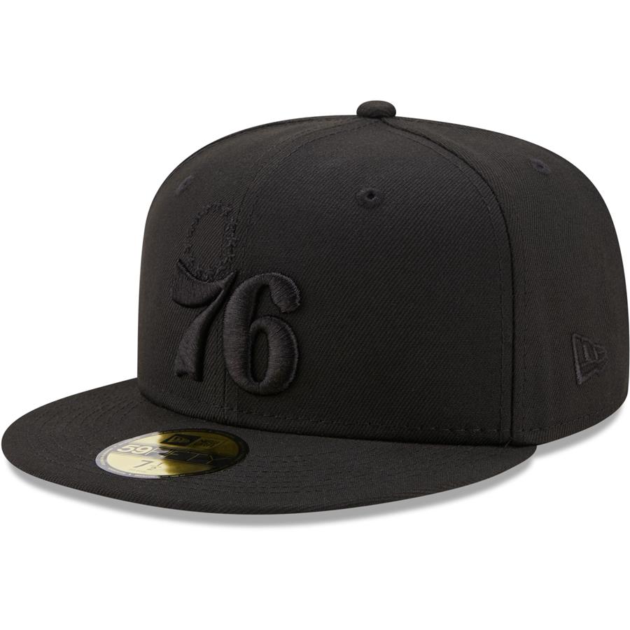 Philadelphia 76ers New Era Color Pack 59FIFTY Fitted Hat - Black