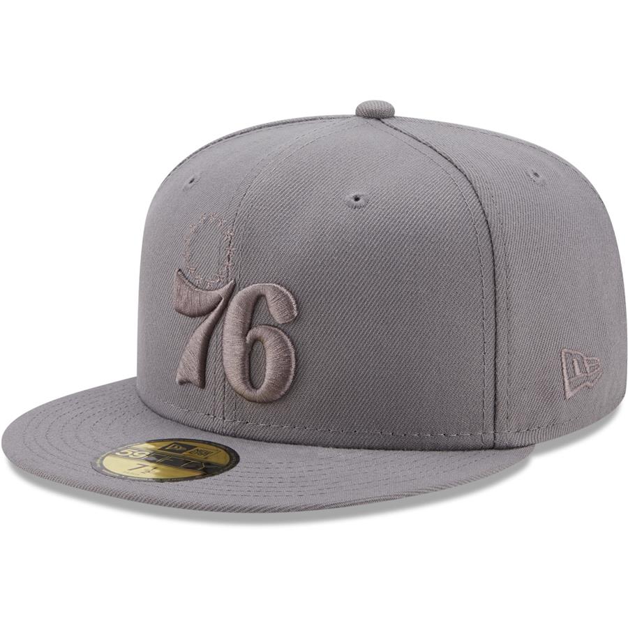 Philadelphia 76ers New Era Color Pack 59FIFTY Fitted Hat - Gray