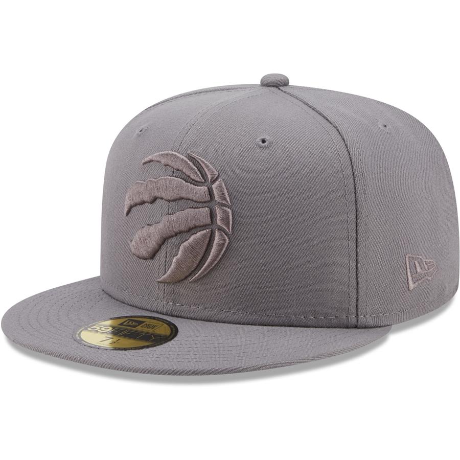 Toronto Raptors New Era Color Pack 59FIFTY Fitted Hat - Gray