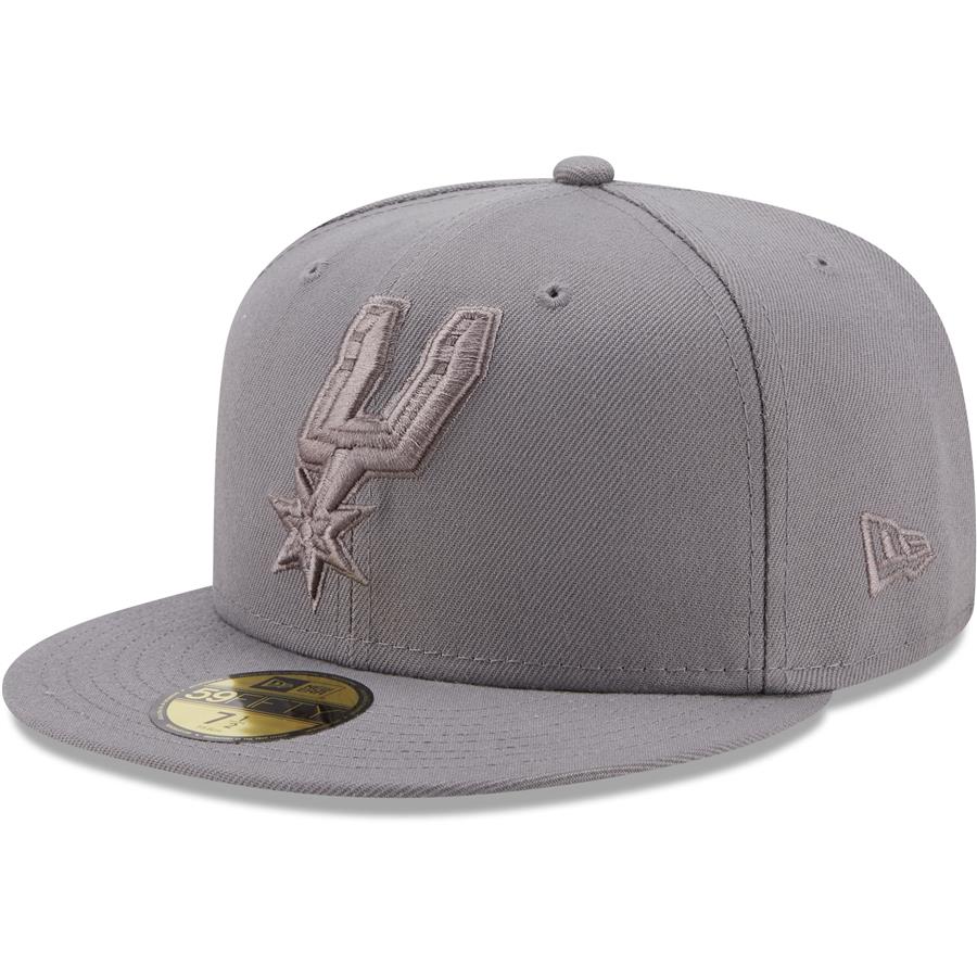 San Antonio Spurs New Era Color Pack 59FIFTY Fitted Hat - Gray
