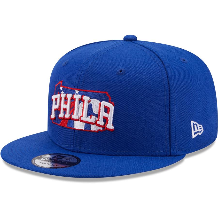 Philadelphia 76ers New Era Local 9FIFTY Snapback Hat - Royal