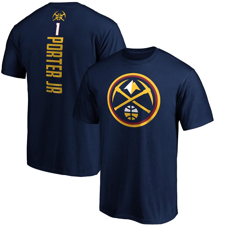 Michael Porter Jr. Denver Nuggets Fanatics Branded Playmaker Name & Number T-Shirt - Navy