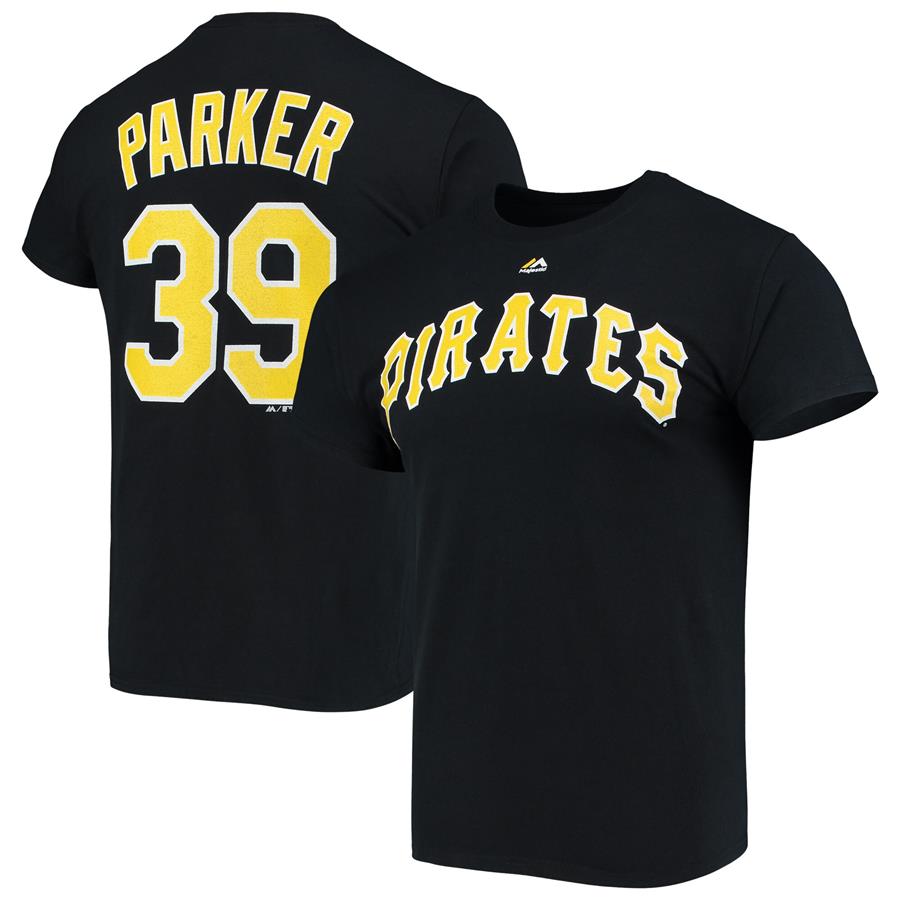 Dave Parker Pittsburgh Pirates Majestic Name & Number T-Shirt - Black