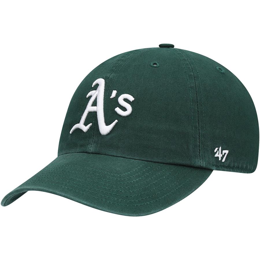 Oakland Athletics '47 Logo Clean Up Adjustable Hat - Green